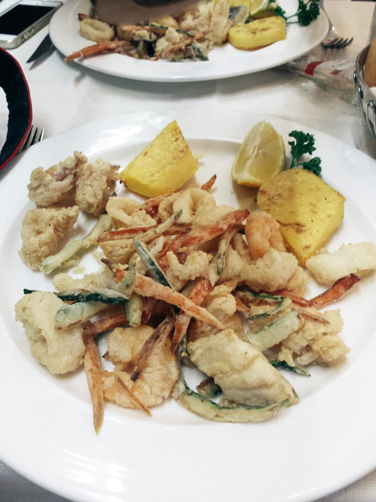 Almoço em Veneza.