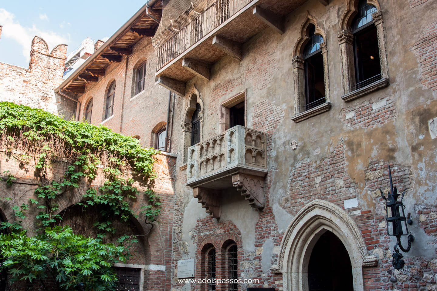 Sacada da casa de Julieta.